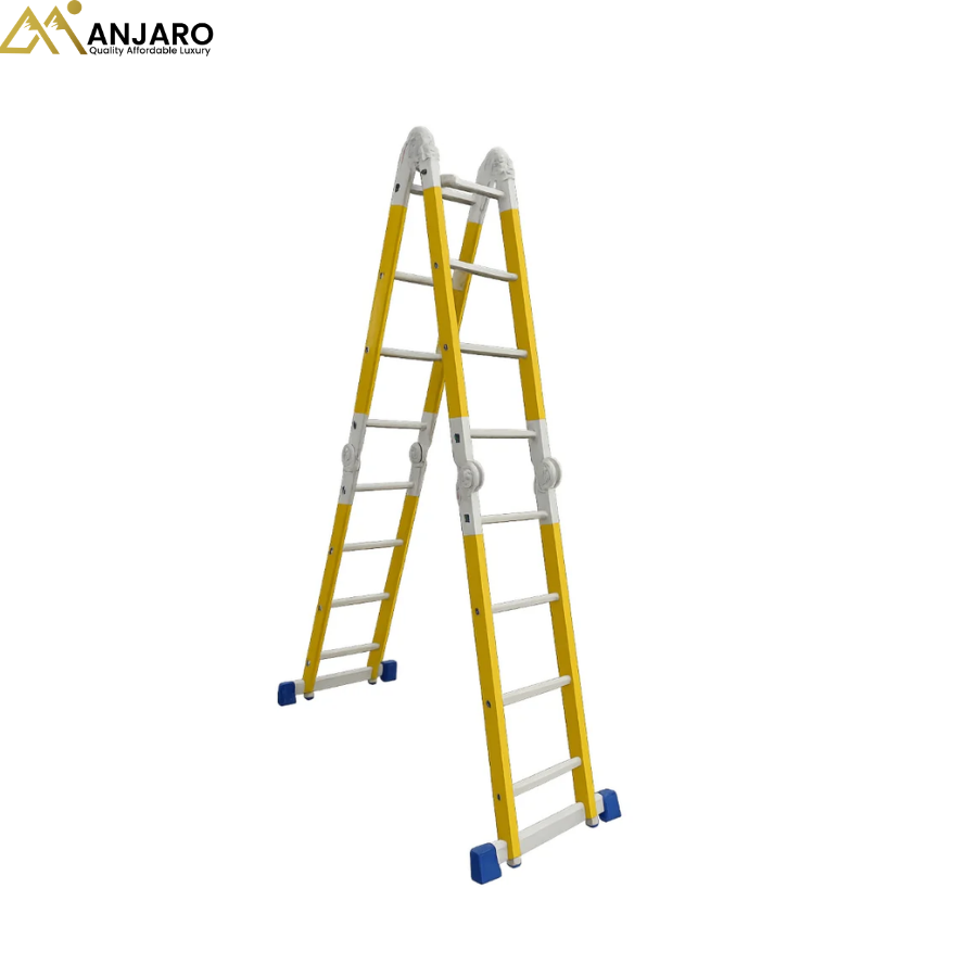 Wadfow Multi-Purpose Fiberglass Ladder – 4x4 Steps WLD3944