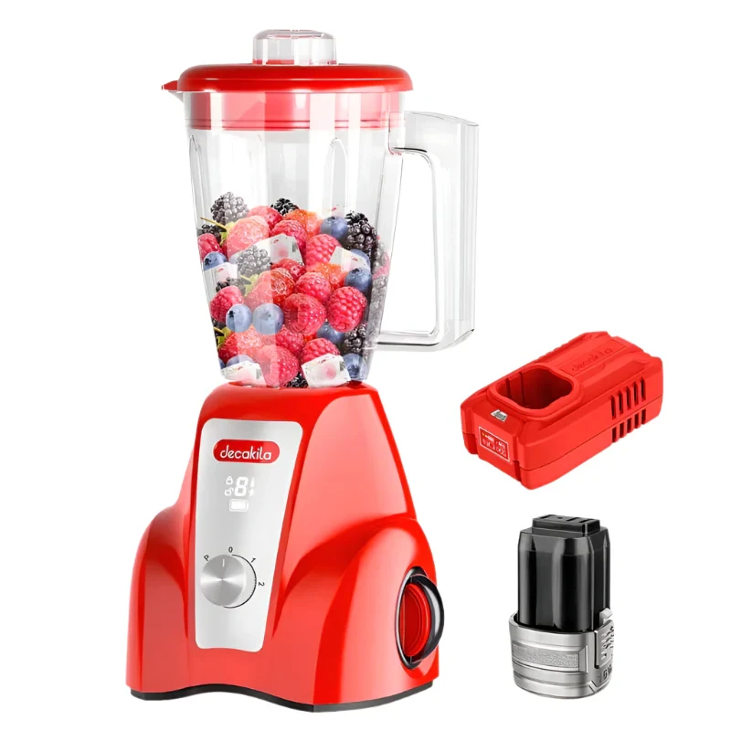 Decakila KEJB051R Cordless stand blender