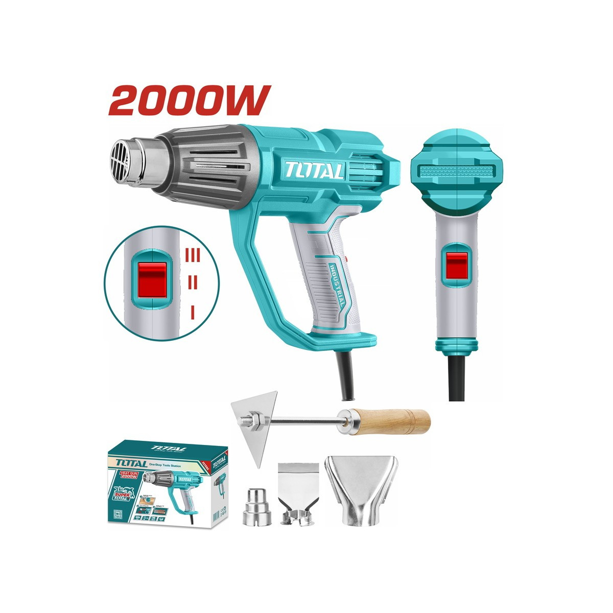 Total TB20078 Heat Gun – 2000W