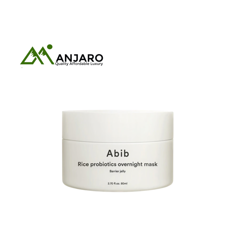 ABIB Rice Probiotics Overnight Mask Barrier Jelly – 80ml | Strengthen Skin Barrier While You Sleep