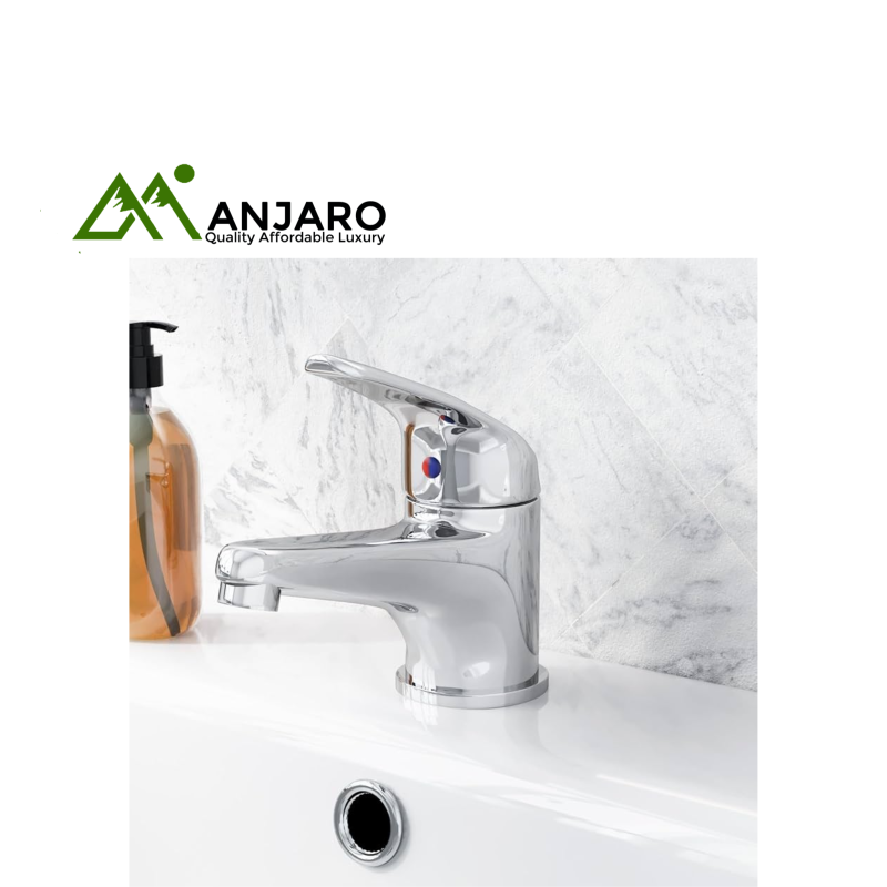 Modern Single Lever Bathroom Tap 768 – Sleek Chrome Finish