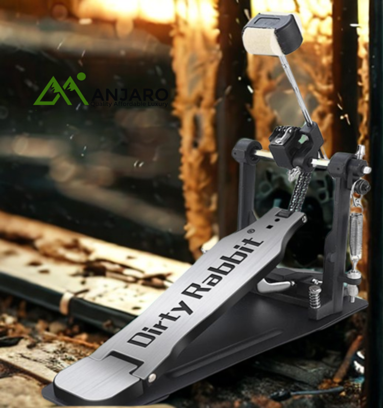 DRP-200 Drum Pedal – Zinc-Aluminum Alloy Build, 4.0kg, For Drum Kit & Electric Drum