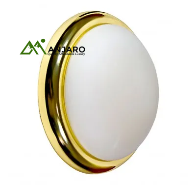 Asya Avize 1508 Gold 3xE27 Opal Glass Ceiling Light