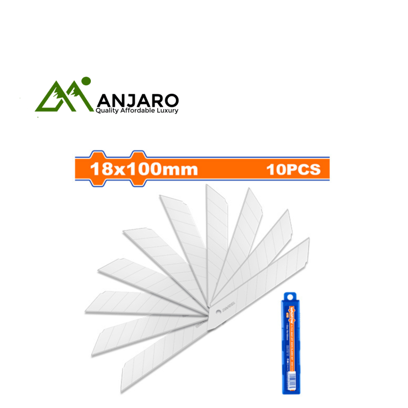 10 Pcs Snap-Off Knife Blades Set WMK1K18