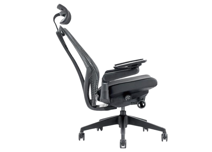 Executive Ergonomic Office Chair – PU Headrest, 4D Armrests & Nylon Base (MG-EC-026-A1-BK)
