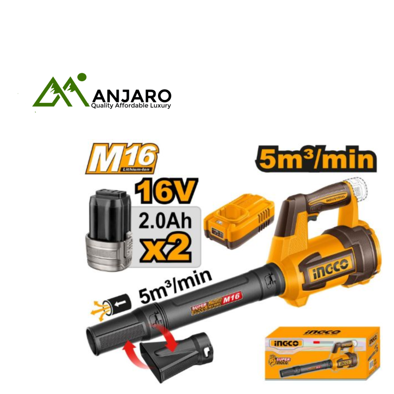 CABLI168082 Cordless Blower 16V – Power, Precision, and Portability for Every Task