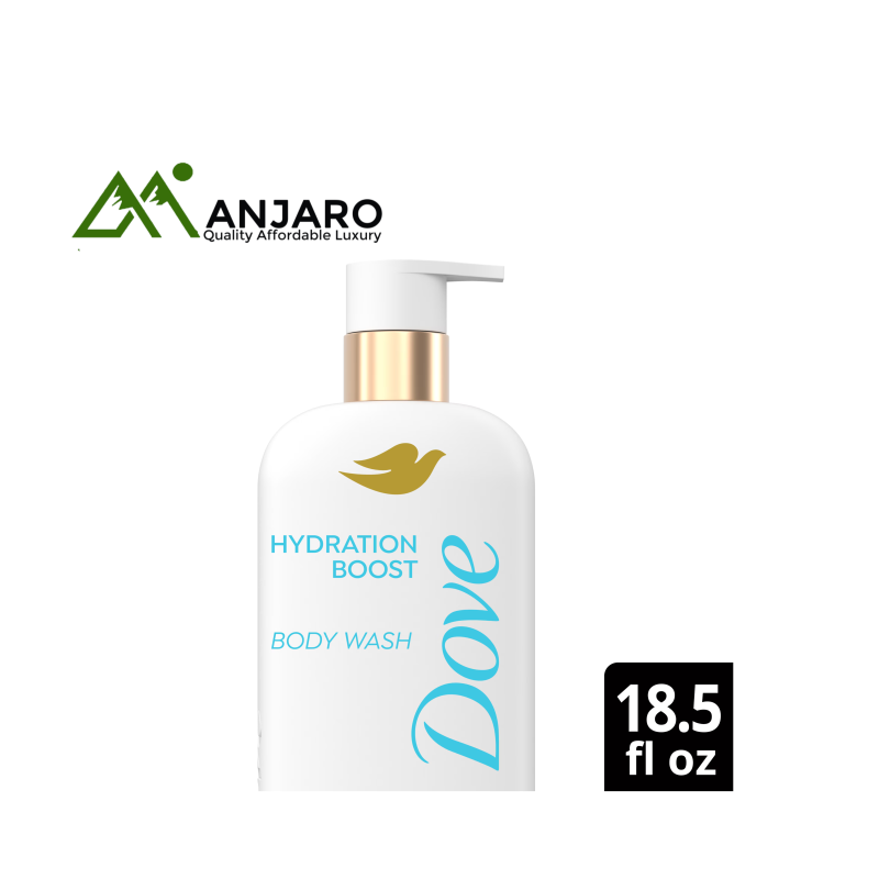 DOVE 6% Hyaluronic Acid Hydration Boost Body Wash (18.5 fl oz) | Intense Hydration for Dry Skin