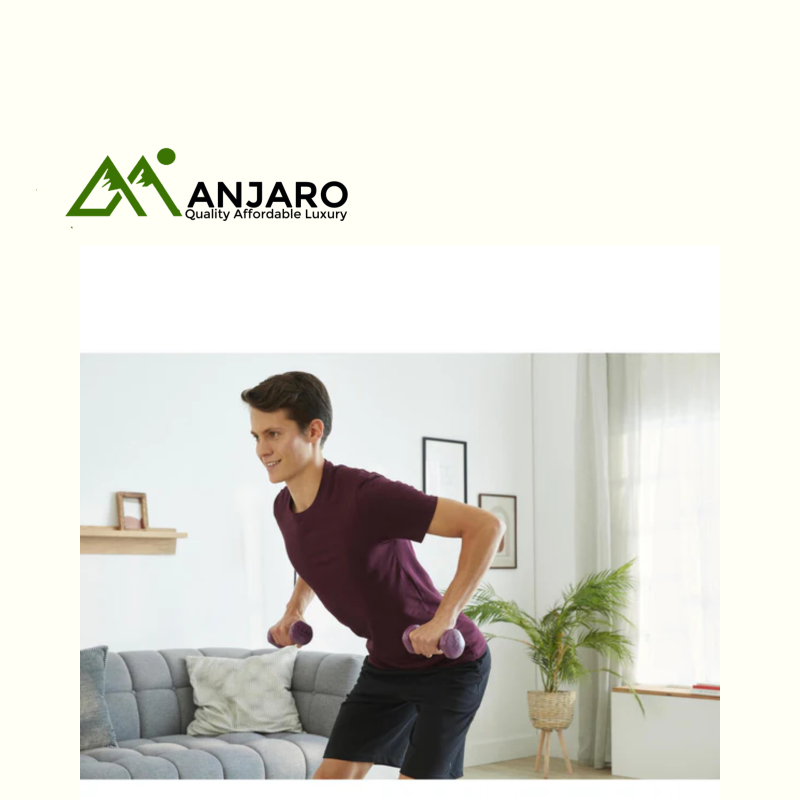 Fitness 1.5 kg Dumbbells Twin-Pack – Burgundy | Compact Weights for Toning, Rehab & Full-Body Workouts