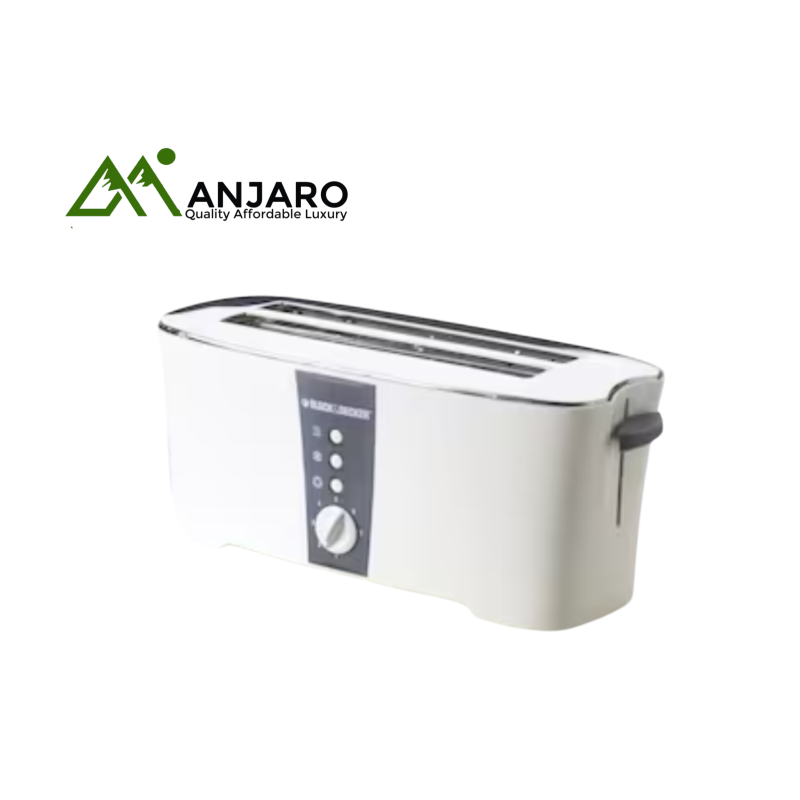 Black & Decker Toaster ET124-B5 – 4-Slice Wide Slot Toaster with Adjustable Browning & Auto Pop-Up