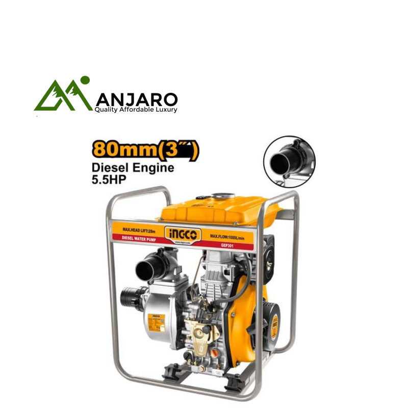 Ingco GEP301 Diesel water pump-5.5HP