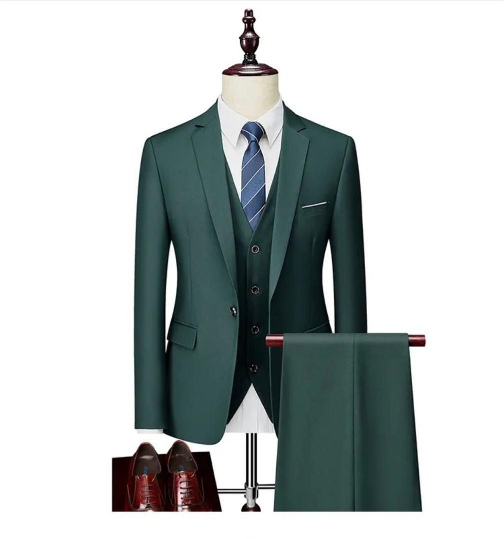 NEXT 3PCS Suit for Men – Tailored Blazer, Waistcoat & Trousers Set for Formal & Special Occasions