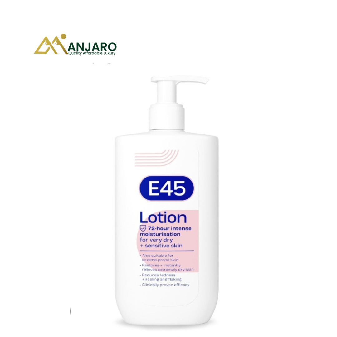 E45 Moisturising Lotion – 72-Hour Intense Moisturisation for Very Dry and Sensitive Skin