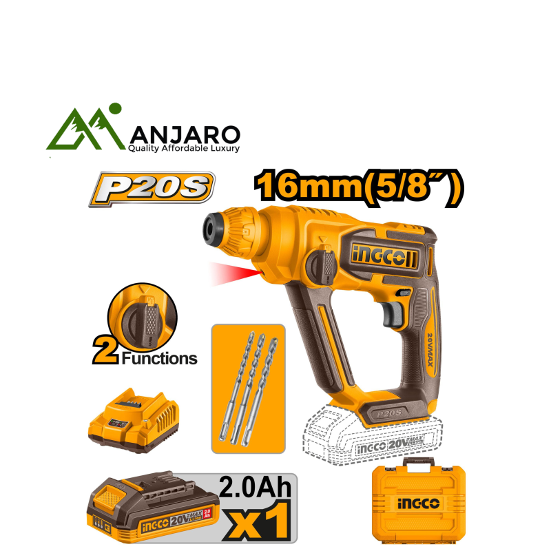 Ingco CRHLI201681 Cordless rotaryhammer