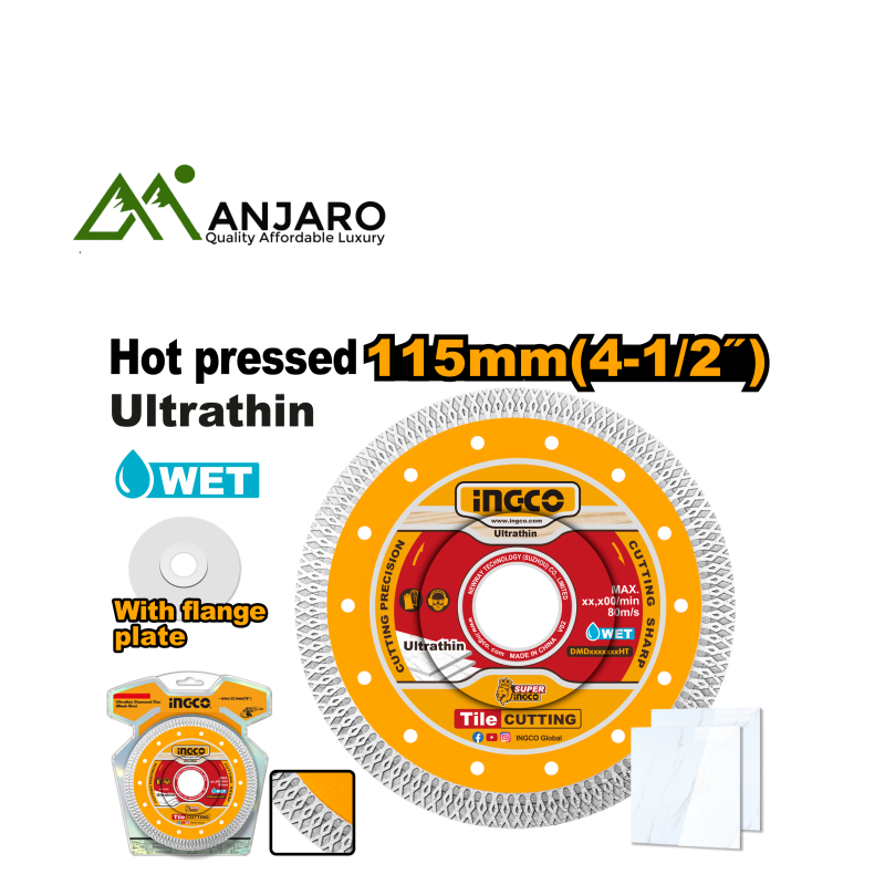 Ingco DMD081151HT Ultrathin diamonddisc(Mesh rim)