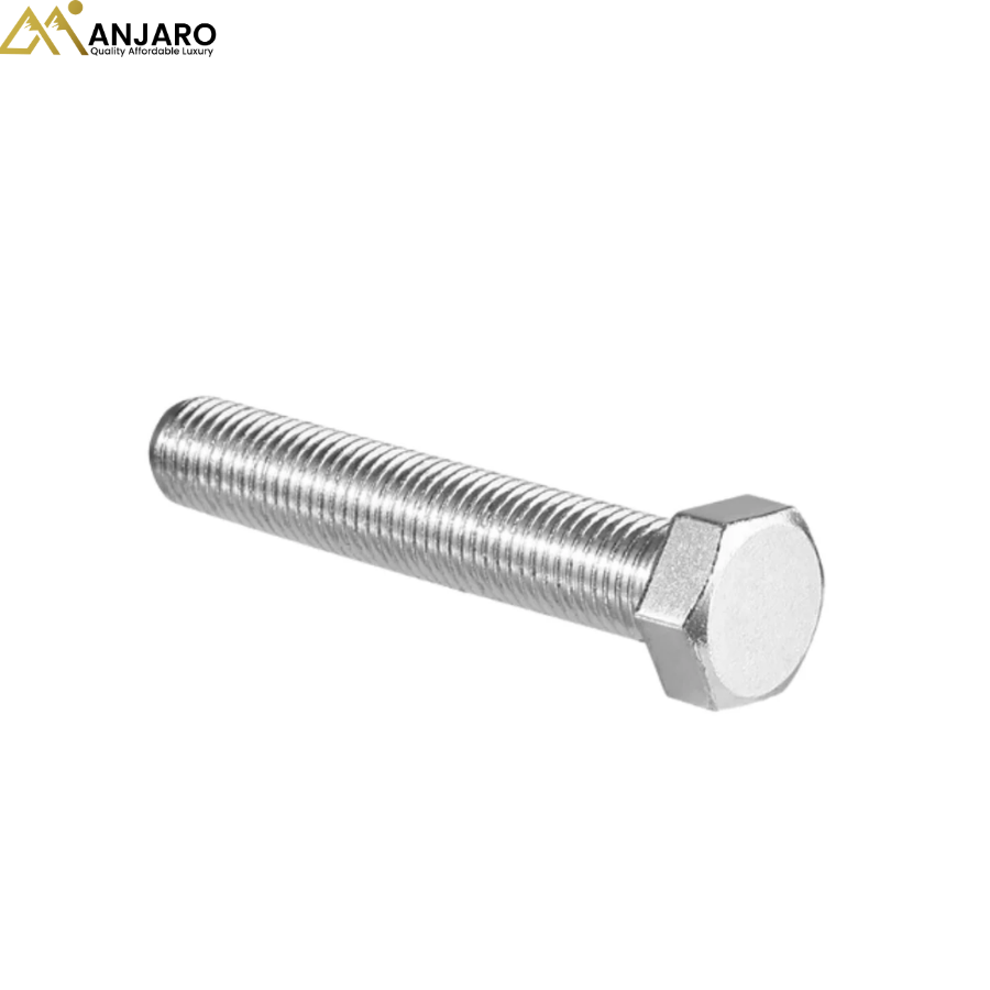 Wadfow Hexagonal Head Bolts – 8x30mm & 10x50mm, DIN 933, Grade 8.8, Carbon Steel, Zinc Plated WXSP526A & WXSP53AA