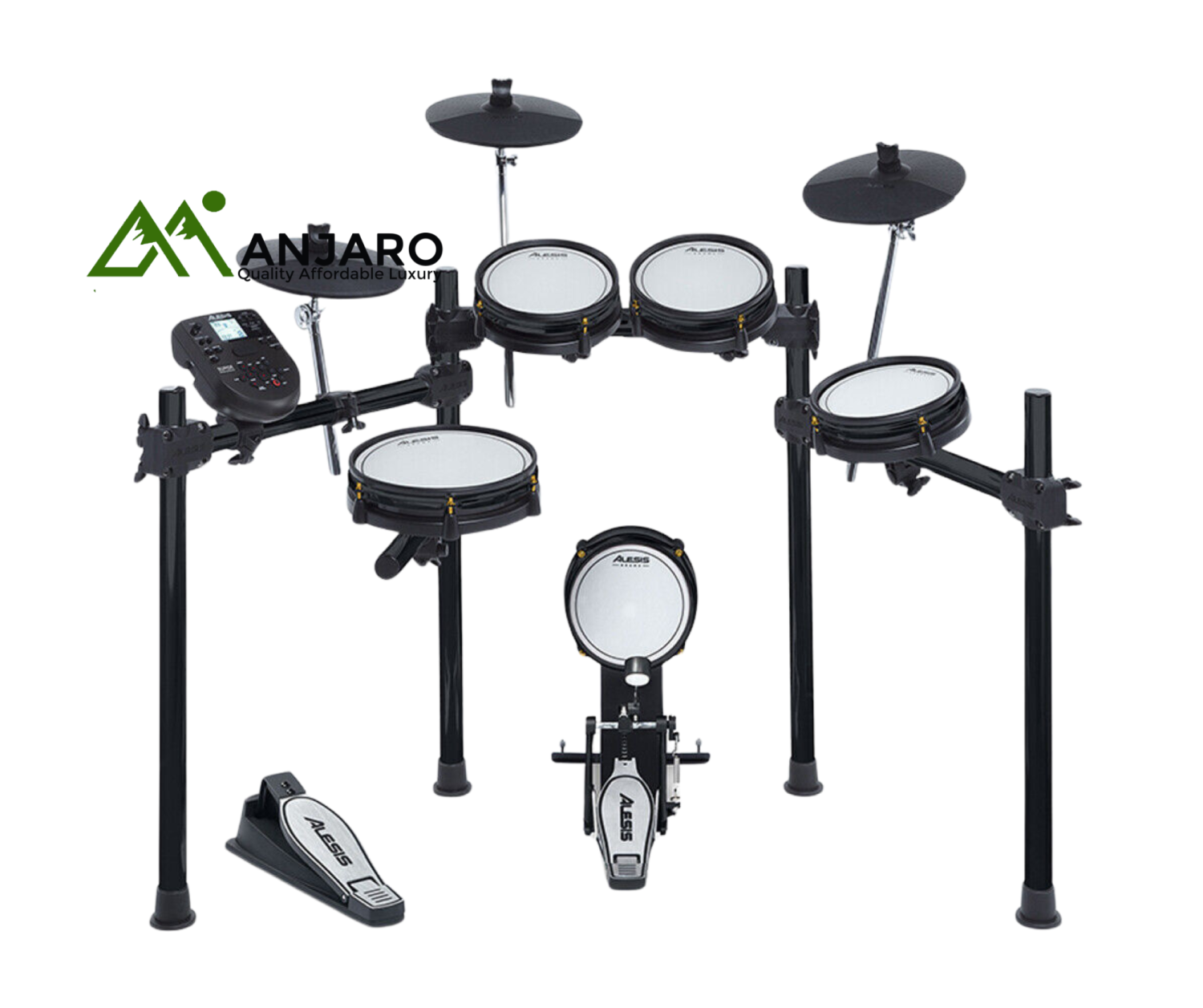 MX503 Electric Drum Set – Mesh Head 5-Drum, 4-Cymbal Kit with 12” Snare & 15 Timbre Effects (No Throne)