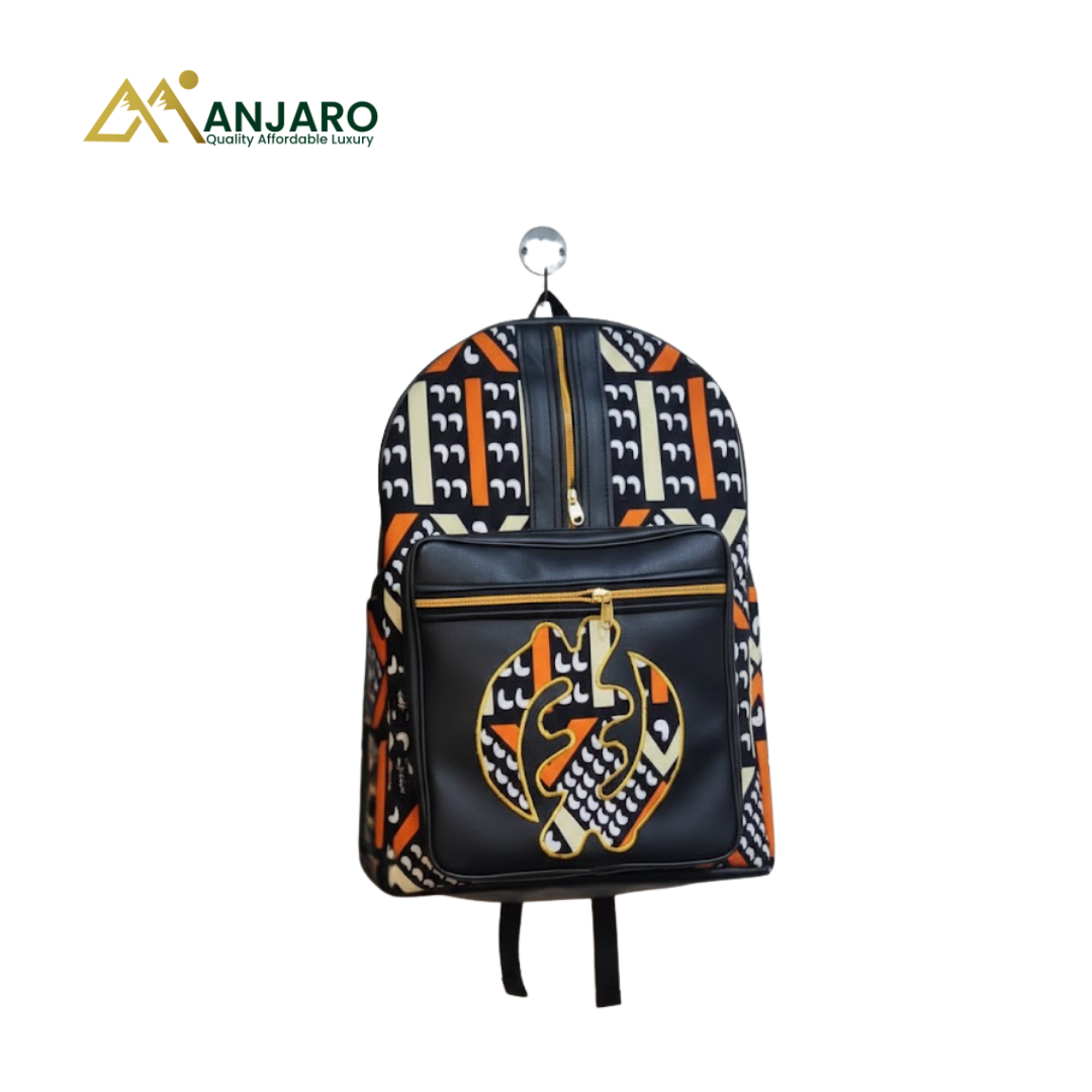 African Print Backpack – Premium Ankara Travel & Casual Bag