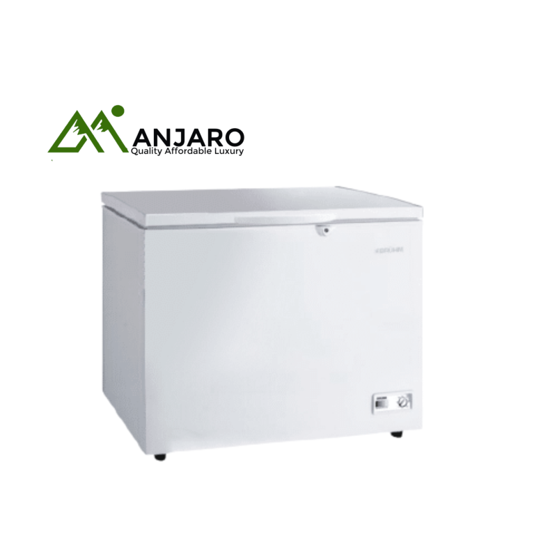 BRUHM Chest Freezer BCS-310MX – 282L, Single Door, Mechanical Temperature Control, LED Light, Power Indicator, Super Freezing Function, Lock & Key