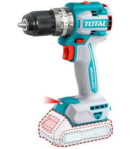 Total TDLI20668 Compact Brushless Cordless Drill – 20V