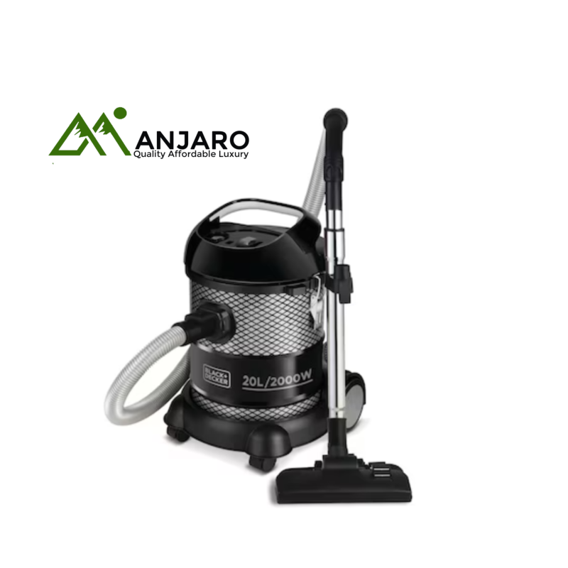 Black & Decker Vacuum Cleaner  – 2000W High-Suction Power with Blow Function & Dust Bag BV2000-B5