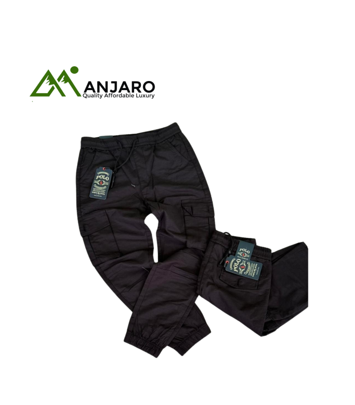 Kids Stock Joggers – Soft Cotton Blend, Comfy Fit for Everyday Play