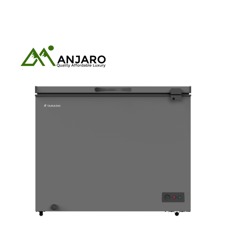TAMASHI Chest Freezer NCX250G – 250L | Secure, Low-Noise Deep Freezer with Lock & LED Light