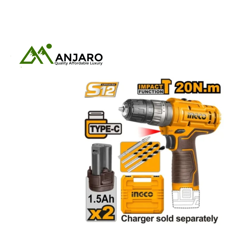 CIDLI12206 Cordless Impact Drill 12V – Precision Meets Power for Every Project