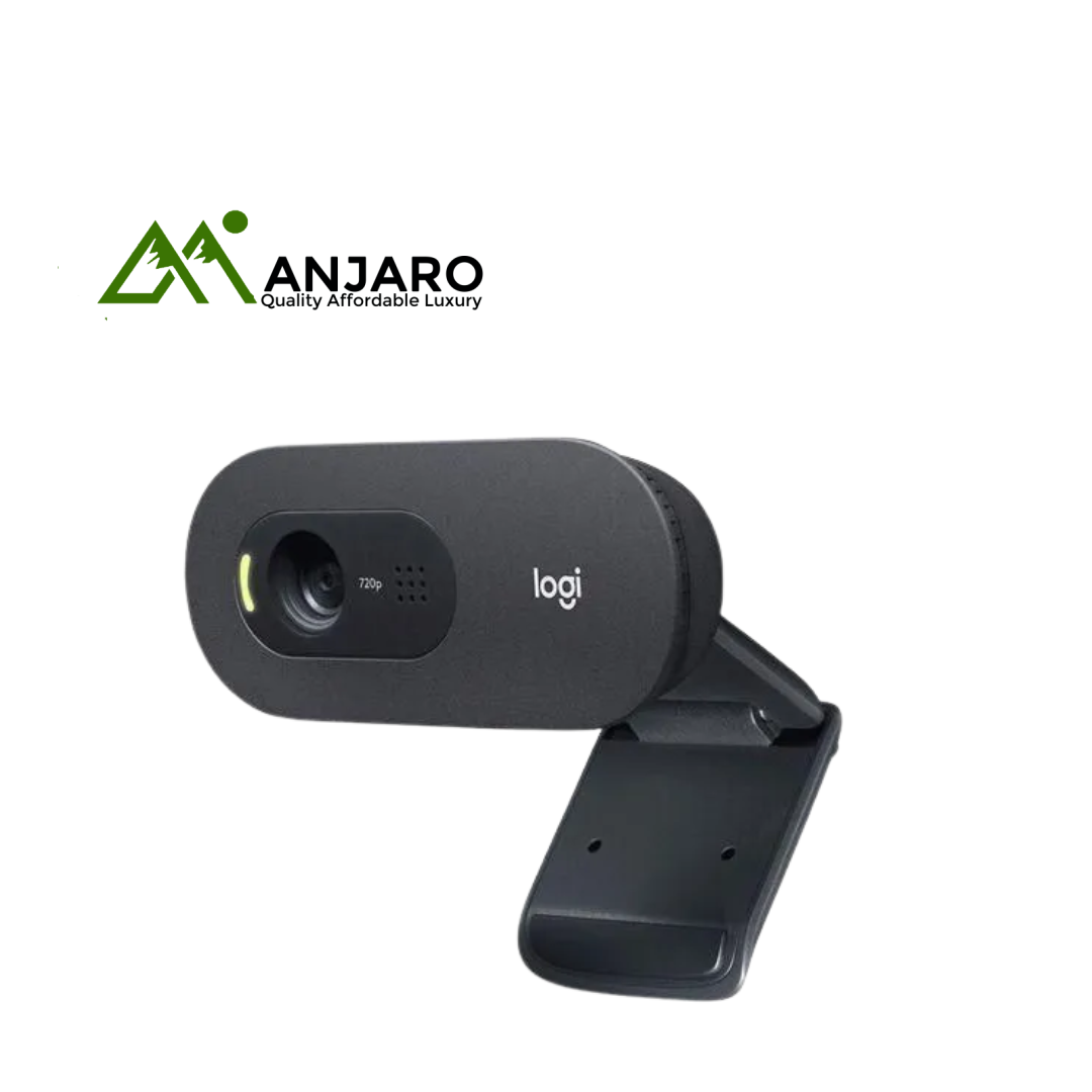 Logitech C270 HD Webcam – 720p Video, Noise-Cancelling Mic, Auto Light Correction – USB, Black