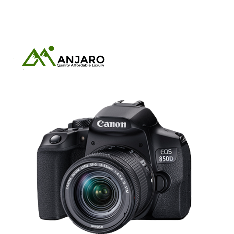 Canon EOS 850D DSLR Camera with 18-55mm Lens – 24.1MP, 4K Video, Dual Pixel AF