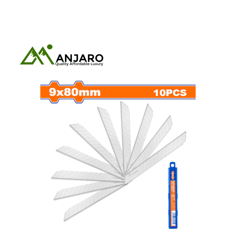 10 Pcs Snap-Off Knife Blades Set WMK1K09