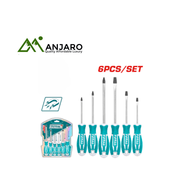 Total THTDC250601 6 Pcs screwdriver set