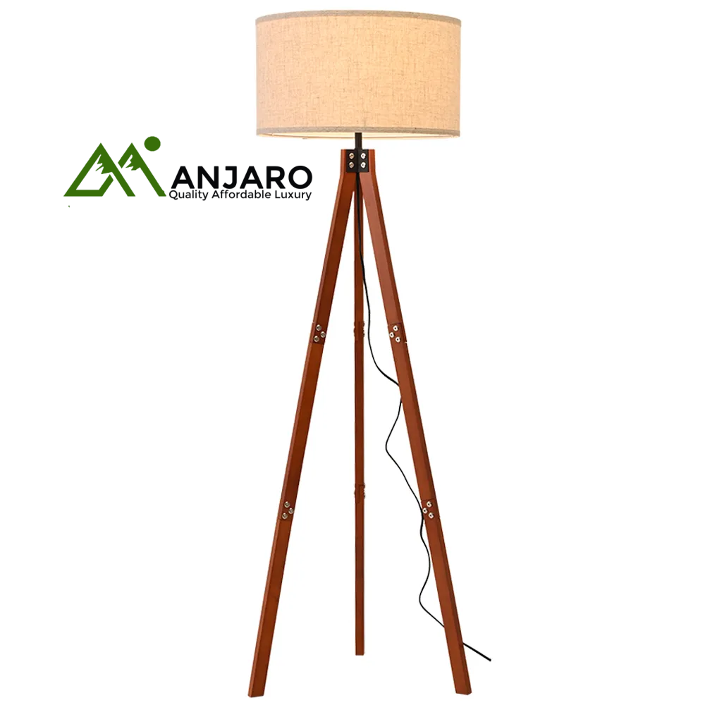 Napol Floor Lamp F-011 – 1xE27 147cm Wooden Stand (TEKLED)