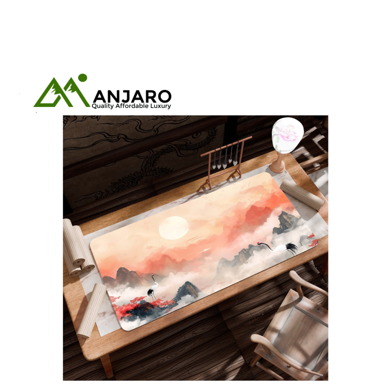 Oversized Ancient Painting Landscape Mouse Pad