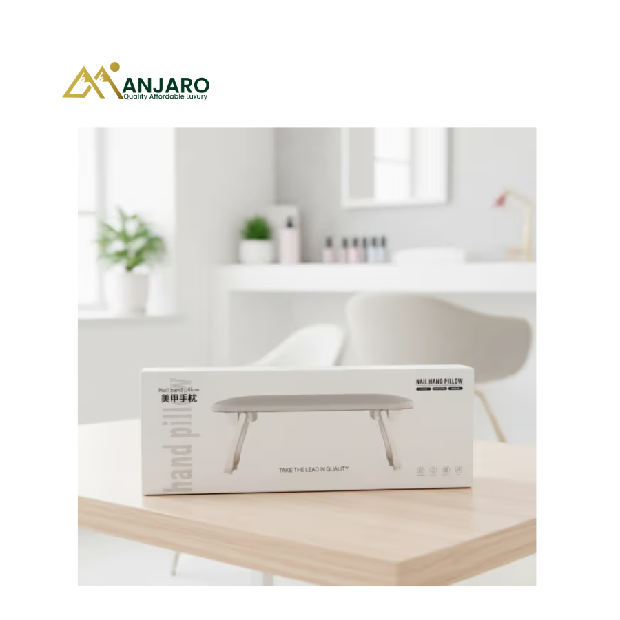Foldable Arm Rest | Professional Nail Salon Hand Rest Cushion for Manicure Support & Comfortable Beauty Work