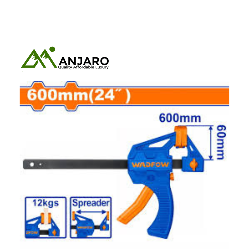 Wadfow  Quick Bar Clamp – 24" Heavy-Duty Clamp WCP4324