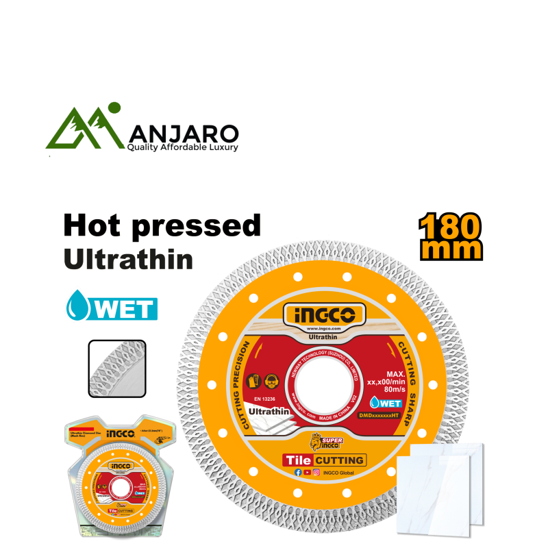 Ingco DMD081801HT Ultrathin diamonddisc(Mesh rim)
