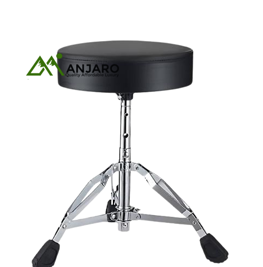 T-50 Kids Drum Throne – Alloy Frame, Leather Sponge Seat, Adjustable Height
