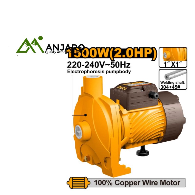 CPM150068 Centrifugal Water Pump – 1500W (2.0HP) | 45m Head, 146L/Min Flow & Copper Motor Efficiency