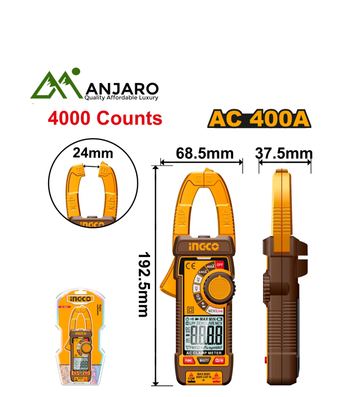 Ingco DCM62001 Digital AC clamp meter