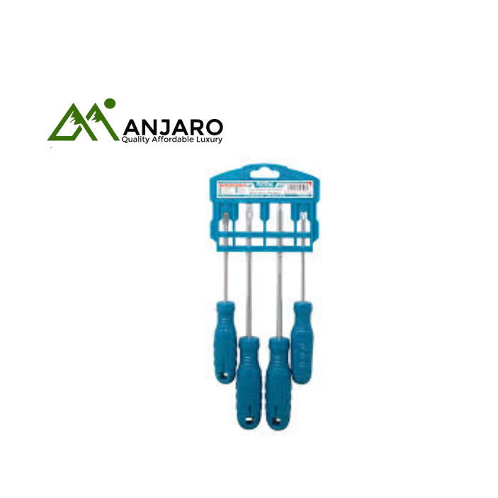 Total THTDC250401 4 Pcs screwdriver set