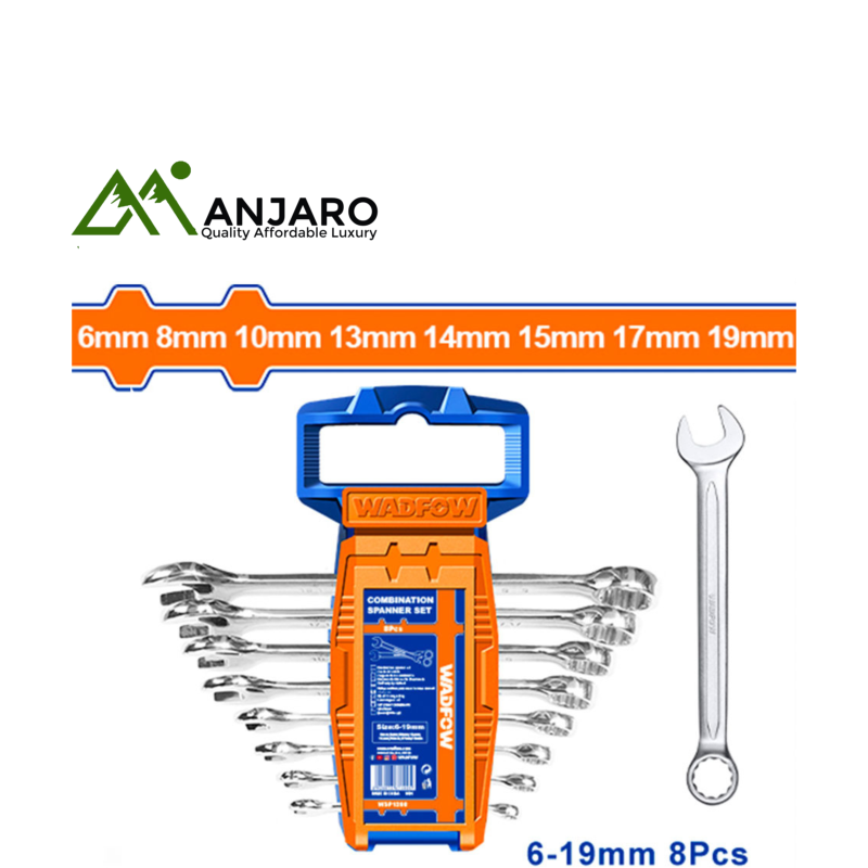 Wadfow Combination spanner set  WSP1208