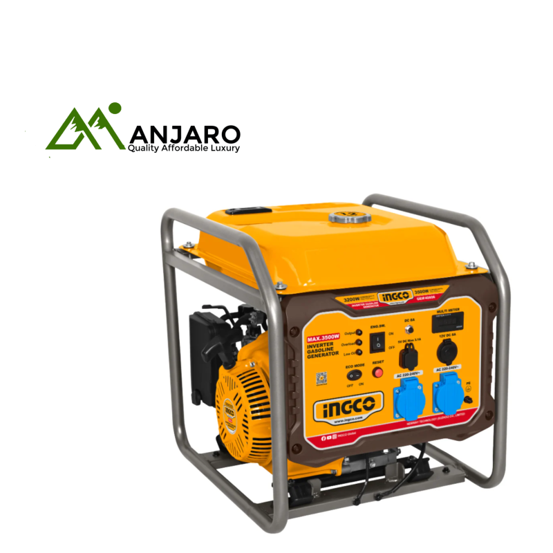 GEIF40006 Inverter Gasoline Generator – 3.5kW Max Output, Pure Sine Wave, ECO Mode, Digital Meter