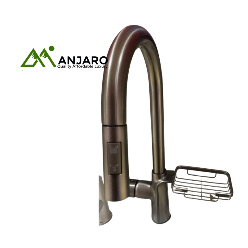 8356 Sink Tap and Soap Dish – Modern Dual-Function Kitchen/Bathroom Fixture