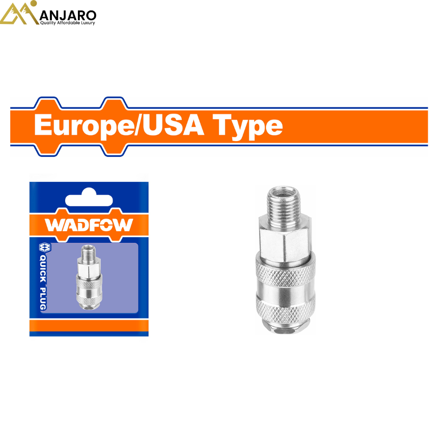 Wadfow Air Quick Coupler Set – 1/4" Male & Female WQP0950 + WQP0970