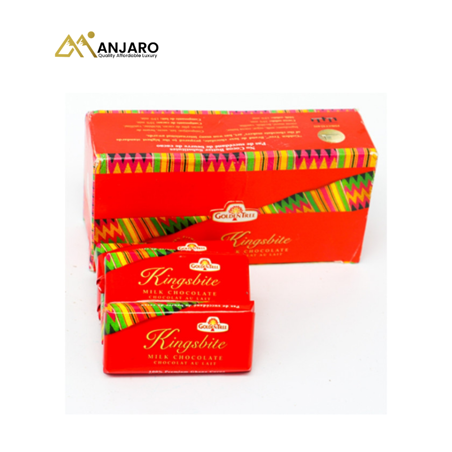 Kingsbite Chocolate – 50g &100g (Medium | 20 Pack | Rich & Creamy Chocolate Snack)