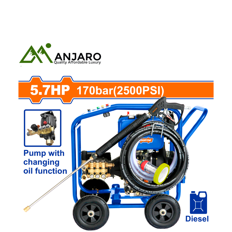 Wadfow Diesel high pressure washer(5.7HP) WDPS1A25
