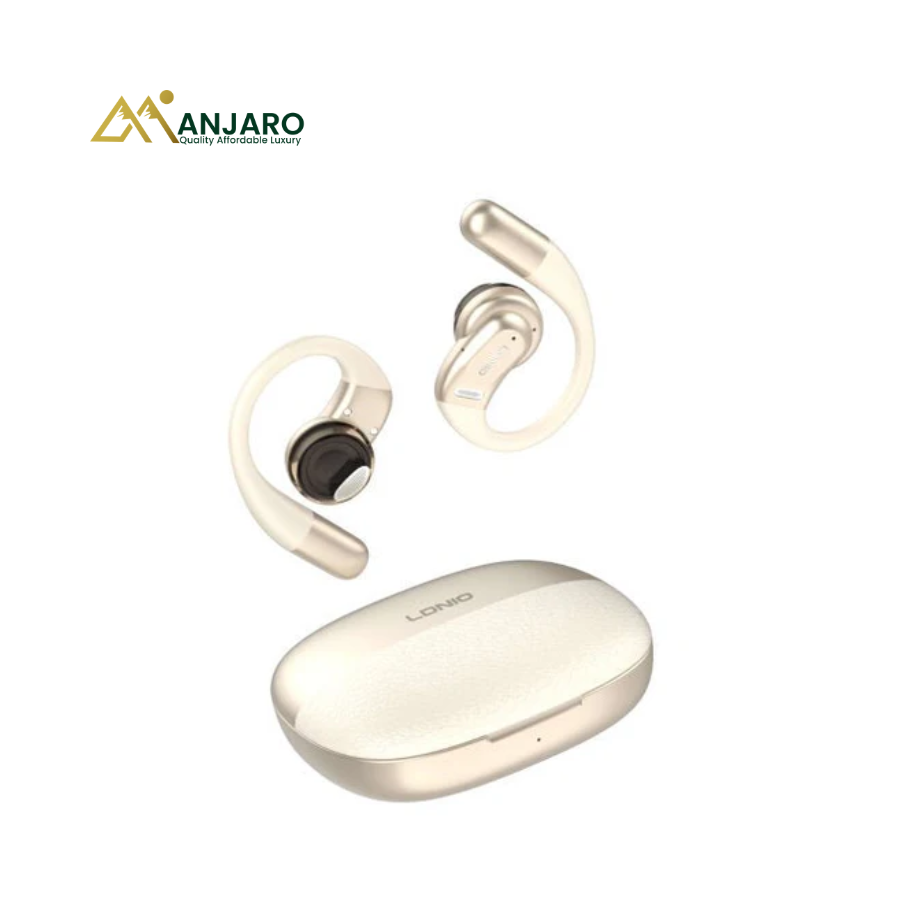 LDNIO Wireless Earbuds T12 – Bluetooth 5.4 – Ear-Hook Design – 1000mAh Charging Case