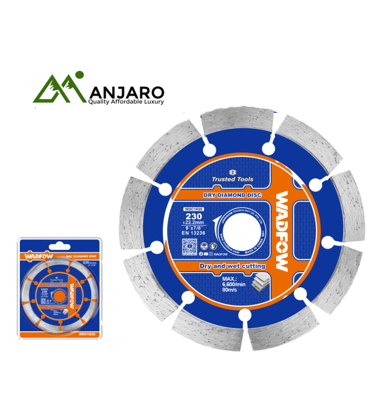 Wadfow WDC1K05, WDC1K04 & WDC1K02 Dry Diamond Discs
