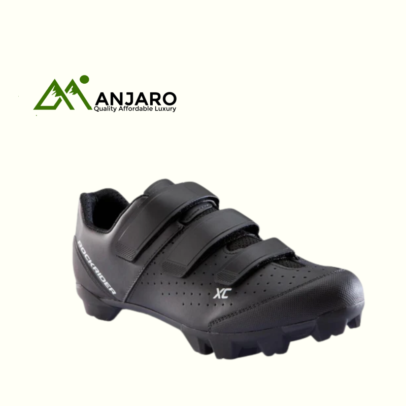 High-Performance Mountain-Biking Shoes – Black | SPD-Compatible Cross-Country MTB Footwear