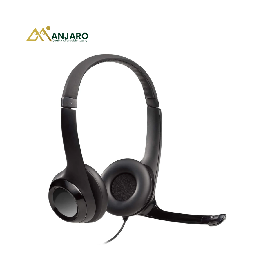 Logitech H390 USB Headset – Noise-Cancelling Microphone, Digital Stereo Sound & In-Line Controls